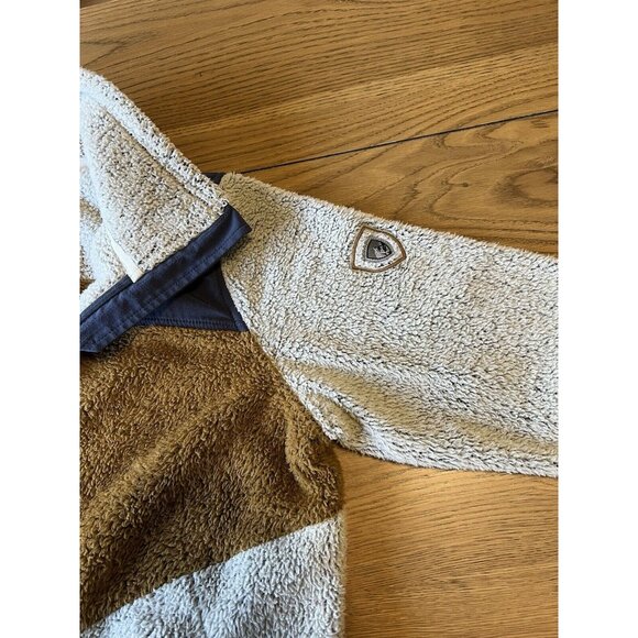 Kuhl Prism Jacket Womens Large Brown Beige Color Block Zip Up Fleece Outdoors‎ - Picture 12 of 16